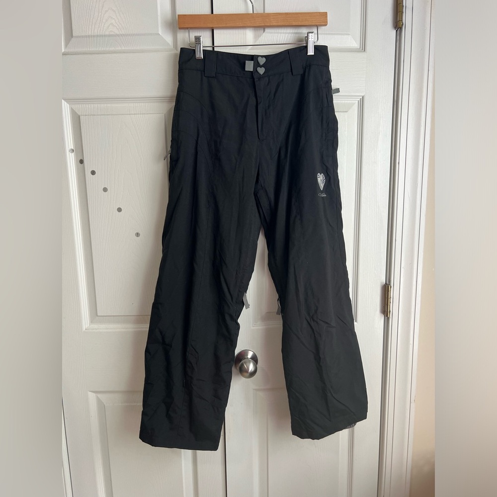Vintage Vision Street Wear Black Skater Ski Snow Boarding Pants Women’s Small